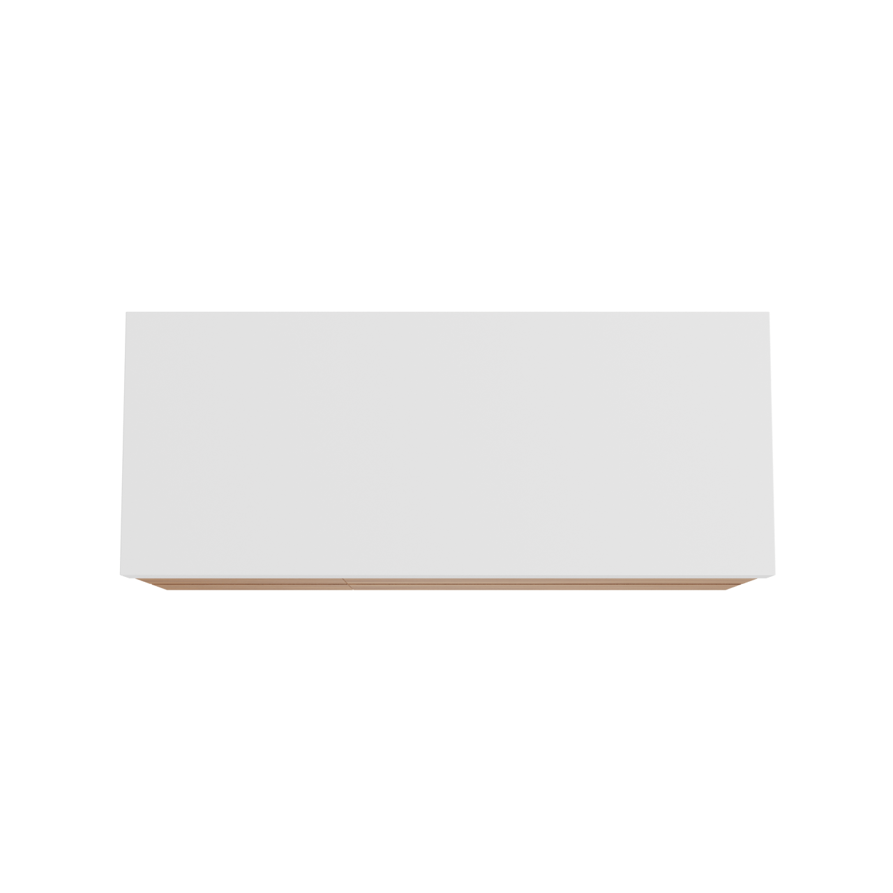 Balmani Mitra meuble salle de bains suspendu 135 x 55 cm teck avec Dominus tablette simple ou double en solid surface blanc mat