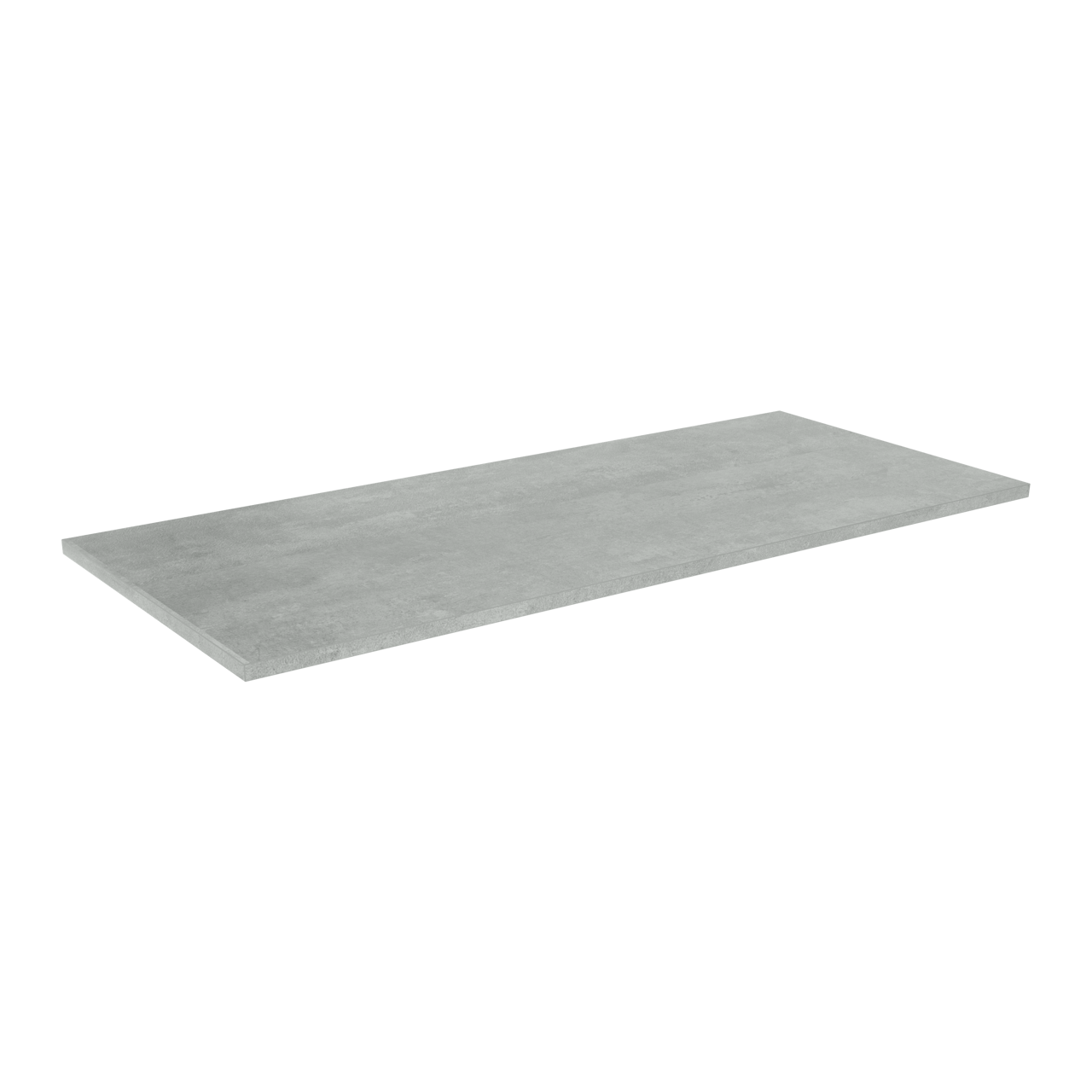 Linie Lado enkel of dubbel wastafelblad beton donkergrijze melamine 120 x 46 cm