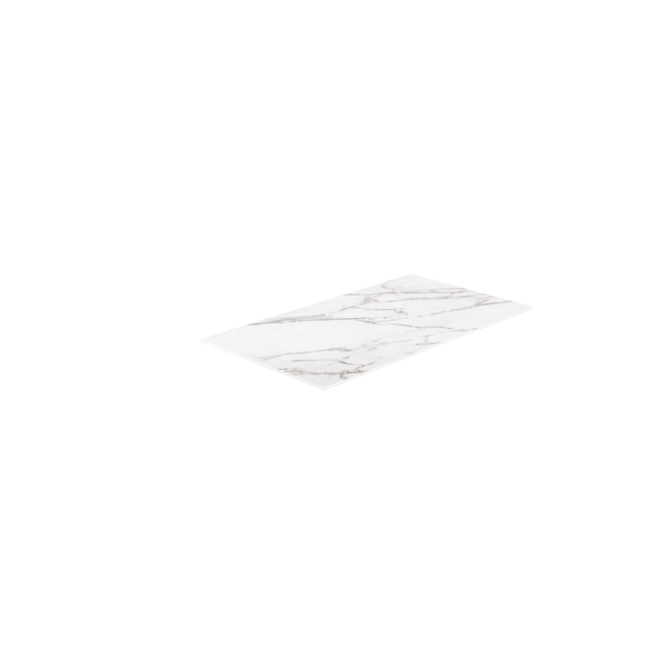 Balmani Studio tablette simple céramique calacatta 90 x 49 cm