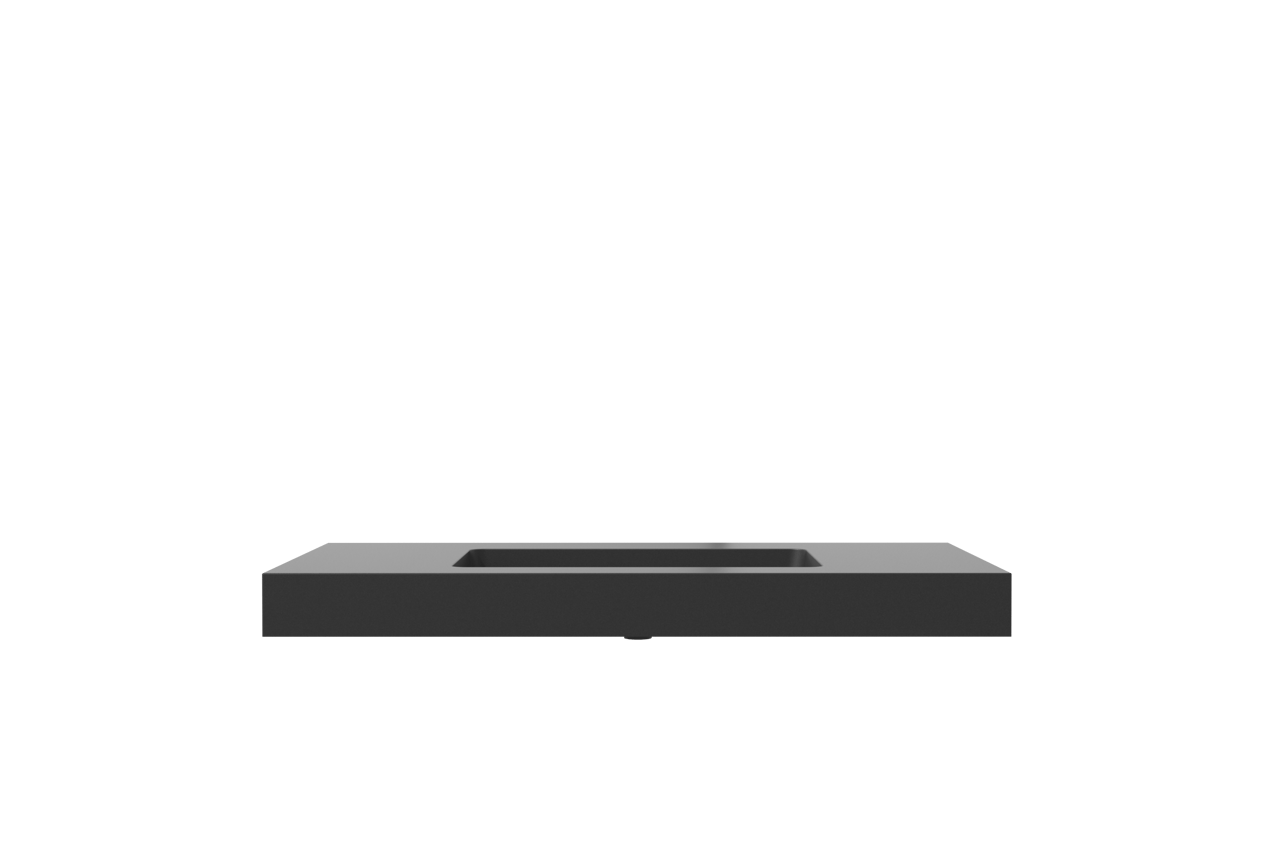 Storke Scuro High plan simple quartz mat 105 x 52 cm