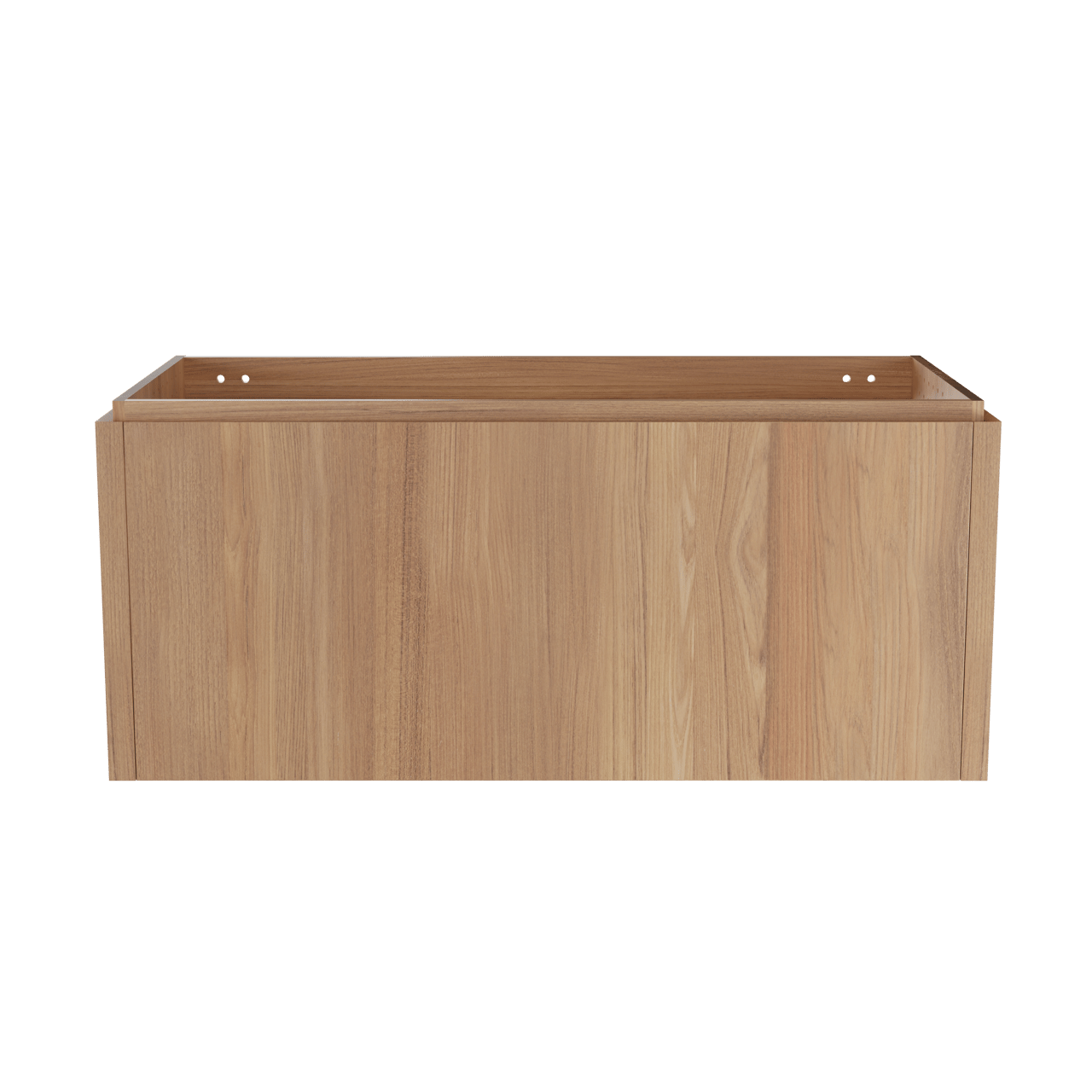 Balmani Eclips zwevende wastafelonderkast 120 x 55 cm Teakhout 2 lades