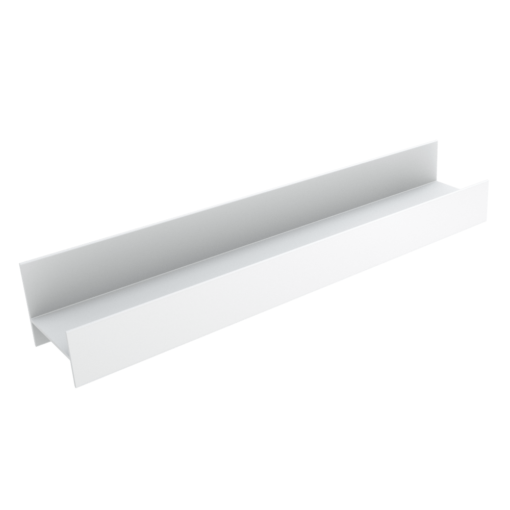 Blaufoss Blackline Tilli Wandregal, weiß matt 40 x 6,8 cm