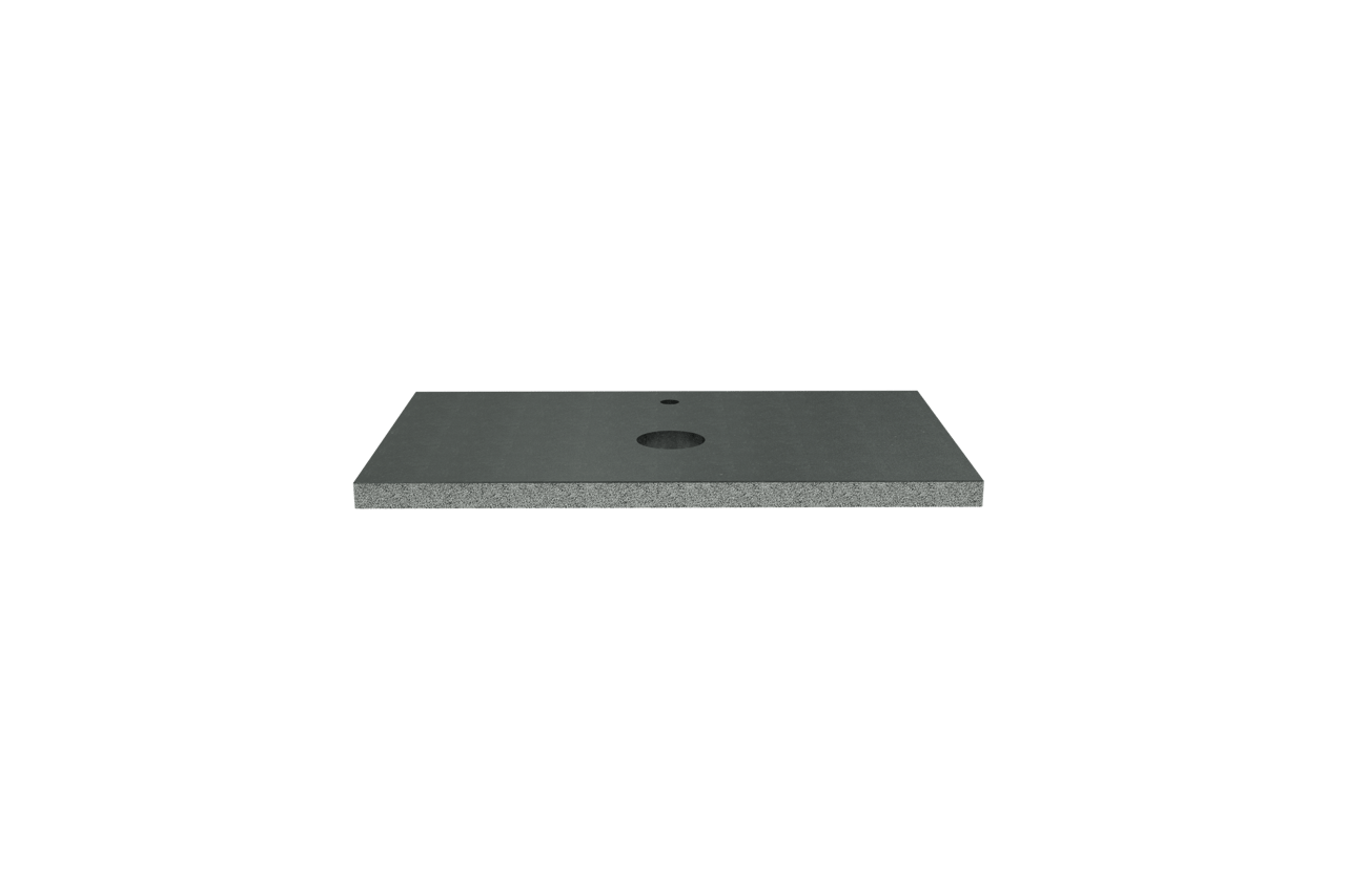Balmani Rock tablette simple granite aiguisé 90 x 55 cm