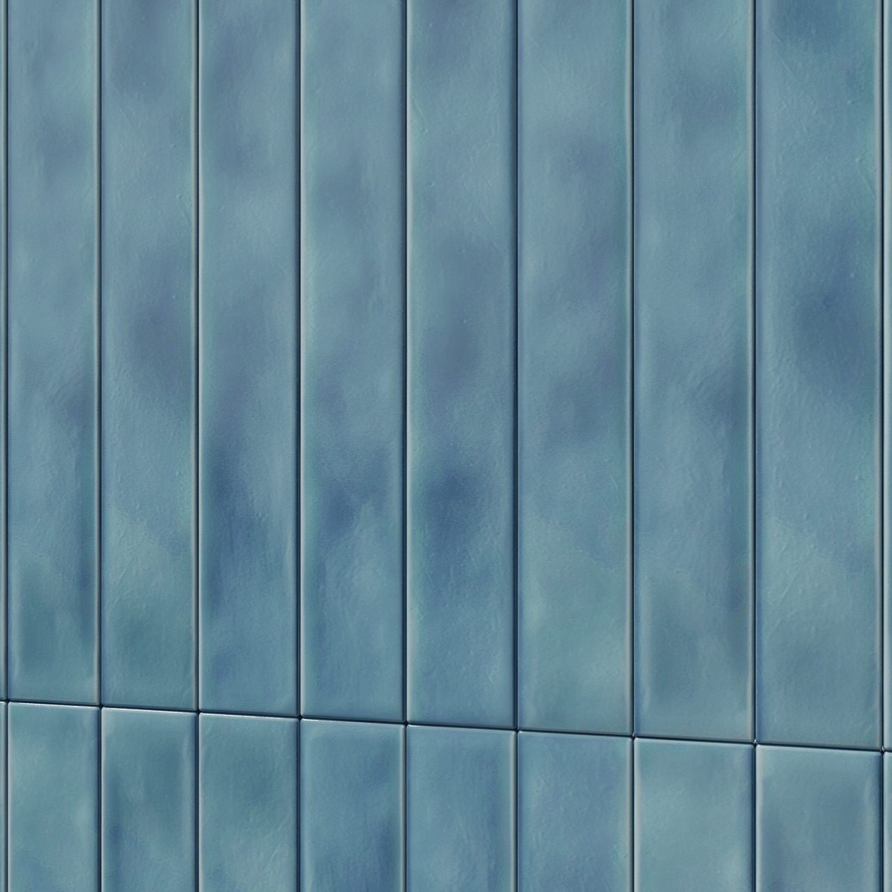 Carruzo Rio keramische wandtegels 24 stuks 5x50cm Aqua