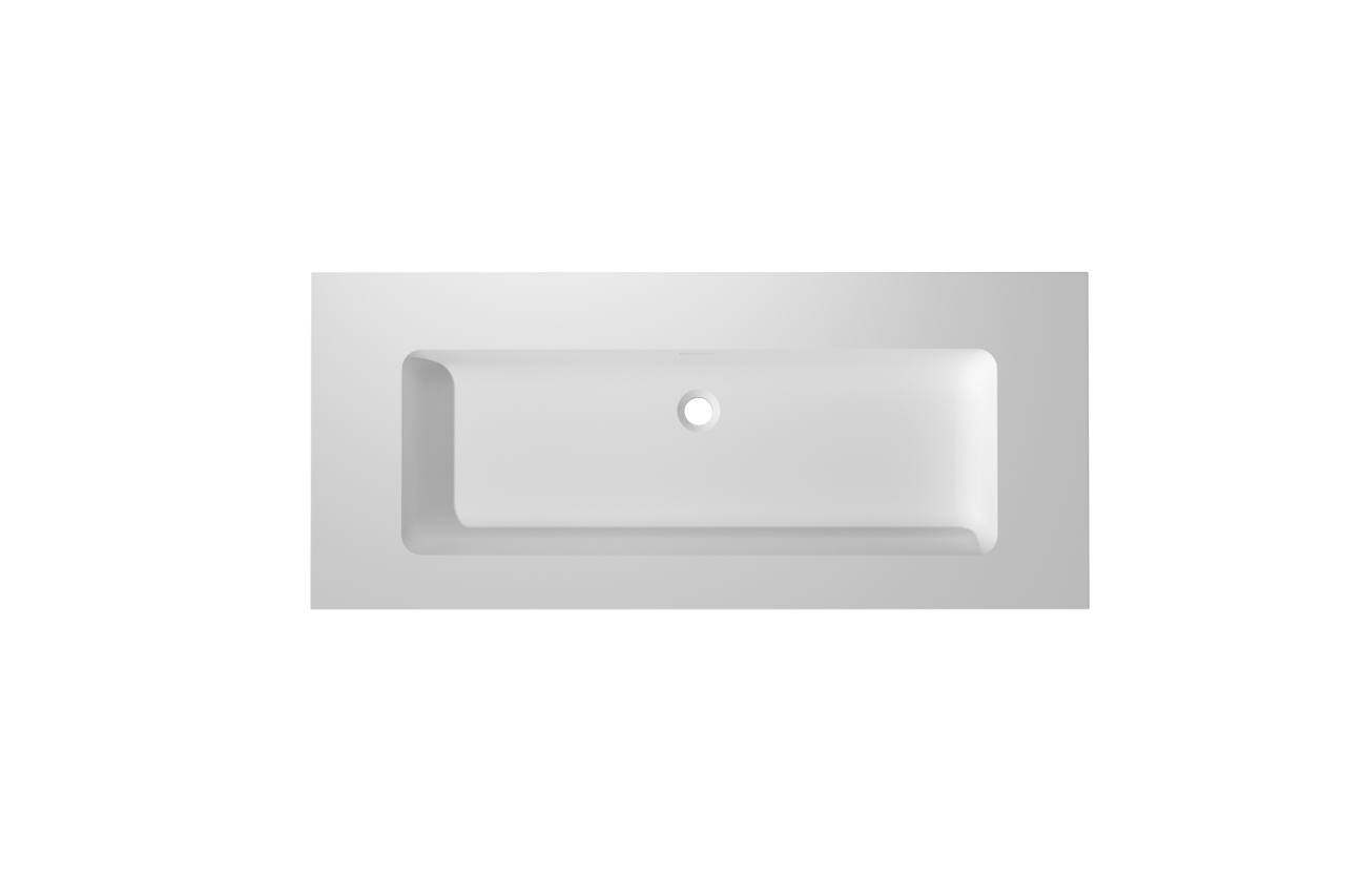 Storke Mata High vasque simple Solid Surface mat 120 x 52 cm