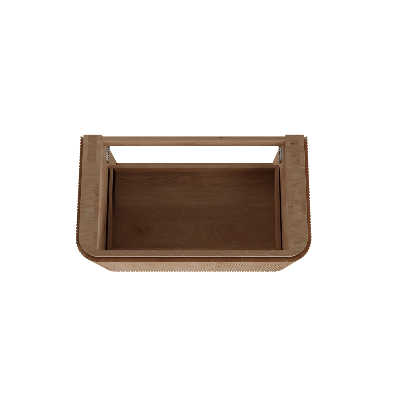 Balmani Moon zwevende wastafelonderkast 100 x 55 cm natuur eiken 2 lades vert. sym. Groef