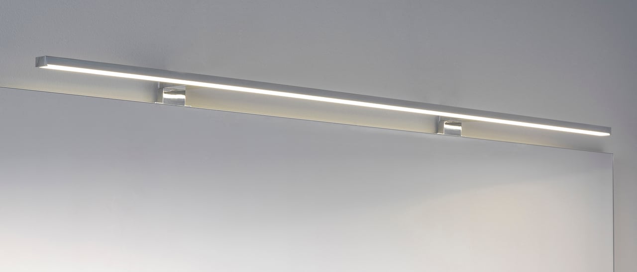 Balmani Cubico LED luminaire 120 cm chrome, 4100K