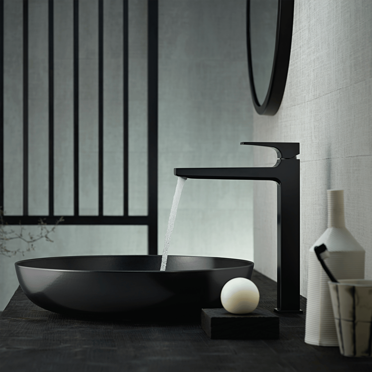 Hansgrohe Metropol 260 verhoogde wastafelkraan Matt Black