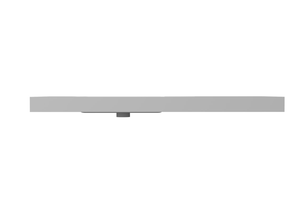 Storke Mata High asymmetrisch linkse wastafel matte Solid Surface 150 x 52 cm