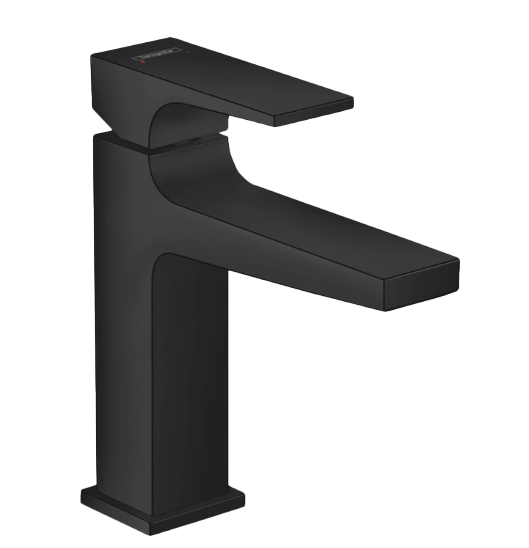 Hansgrohe Metropol 110 verlaagde wastafelkraan Mat Zwart