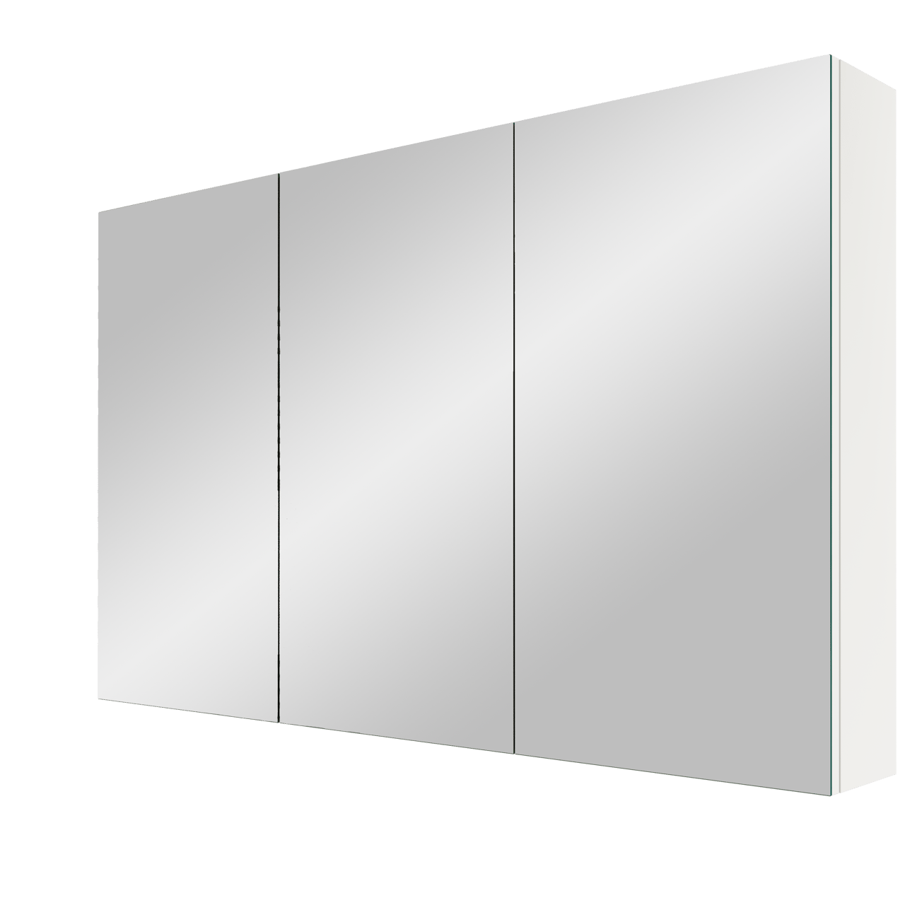 Linie Montro spiegelkast 120 x 75 cm Glanzend Wit