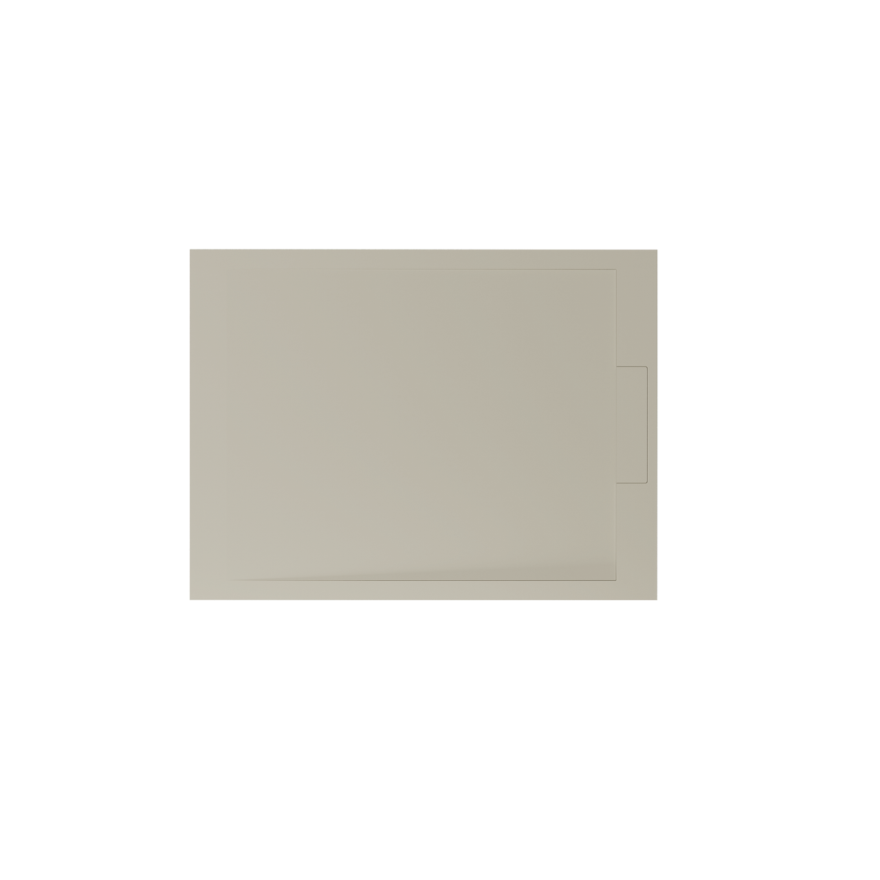 Balmani Andes duschwanne 120 x 90 cm Top Solid seidengrau
