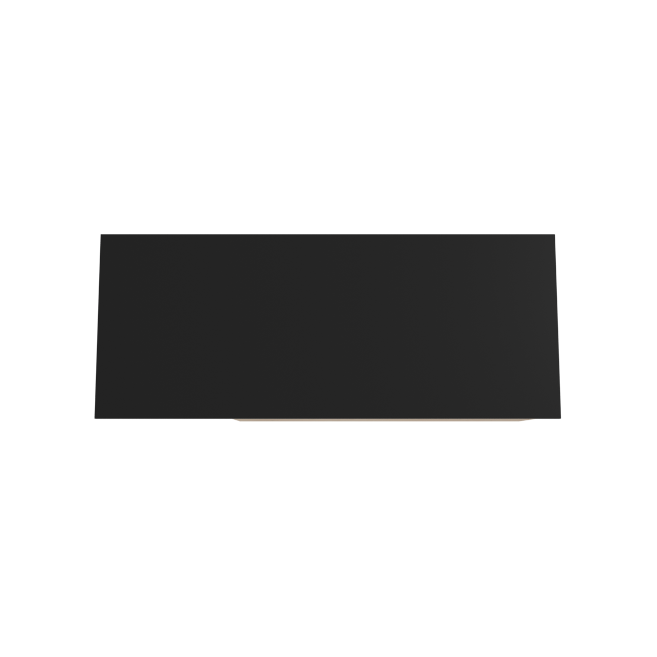 Storke Edge meuble salle de bains suspendu 130 x 52 cm chêne brut avec Panton tablette simple ou double en mdf enduit de poudre noir mat