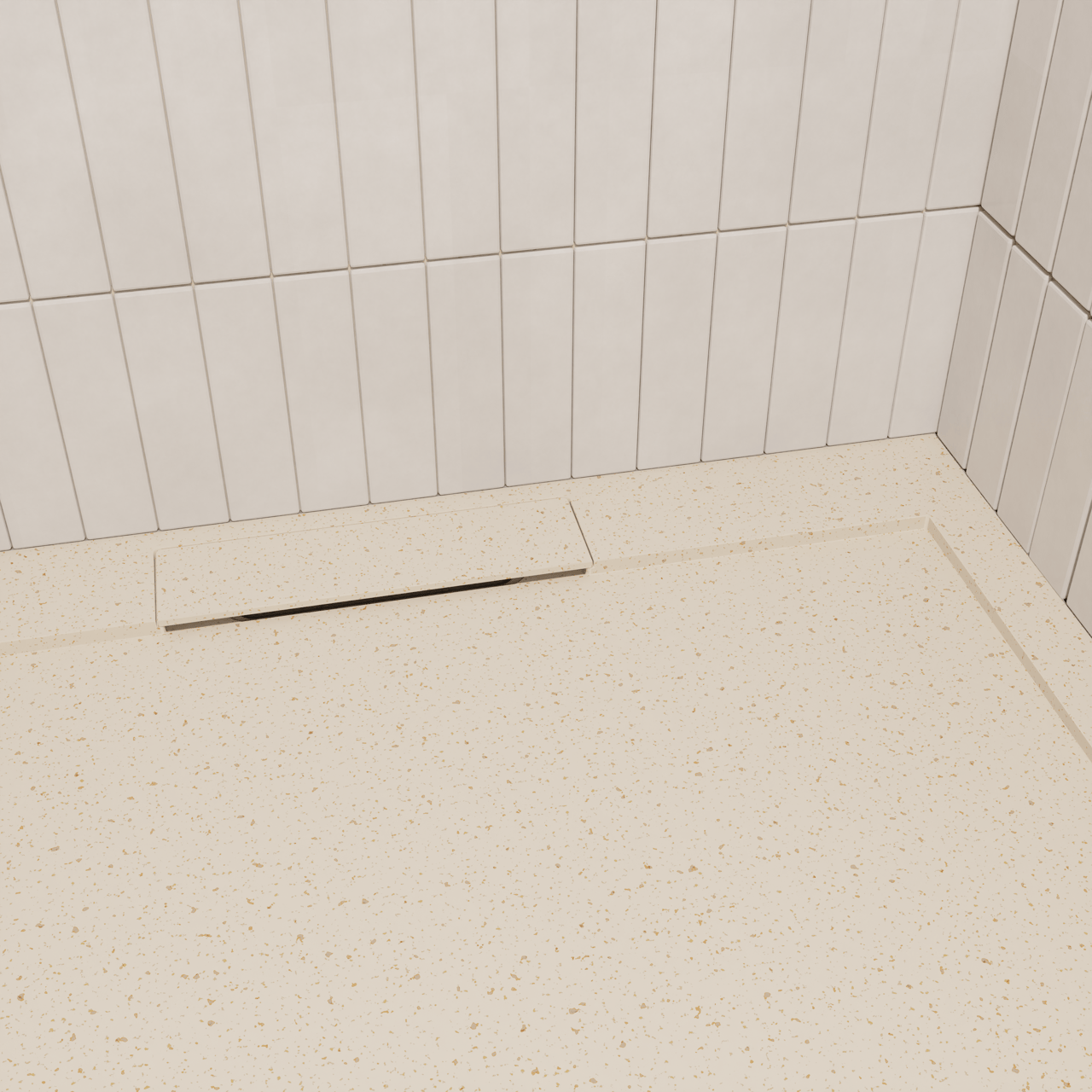 Balmani Andes douchebak 160 x 90 cm Solid Surface Granita
