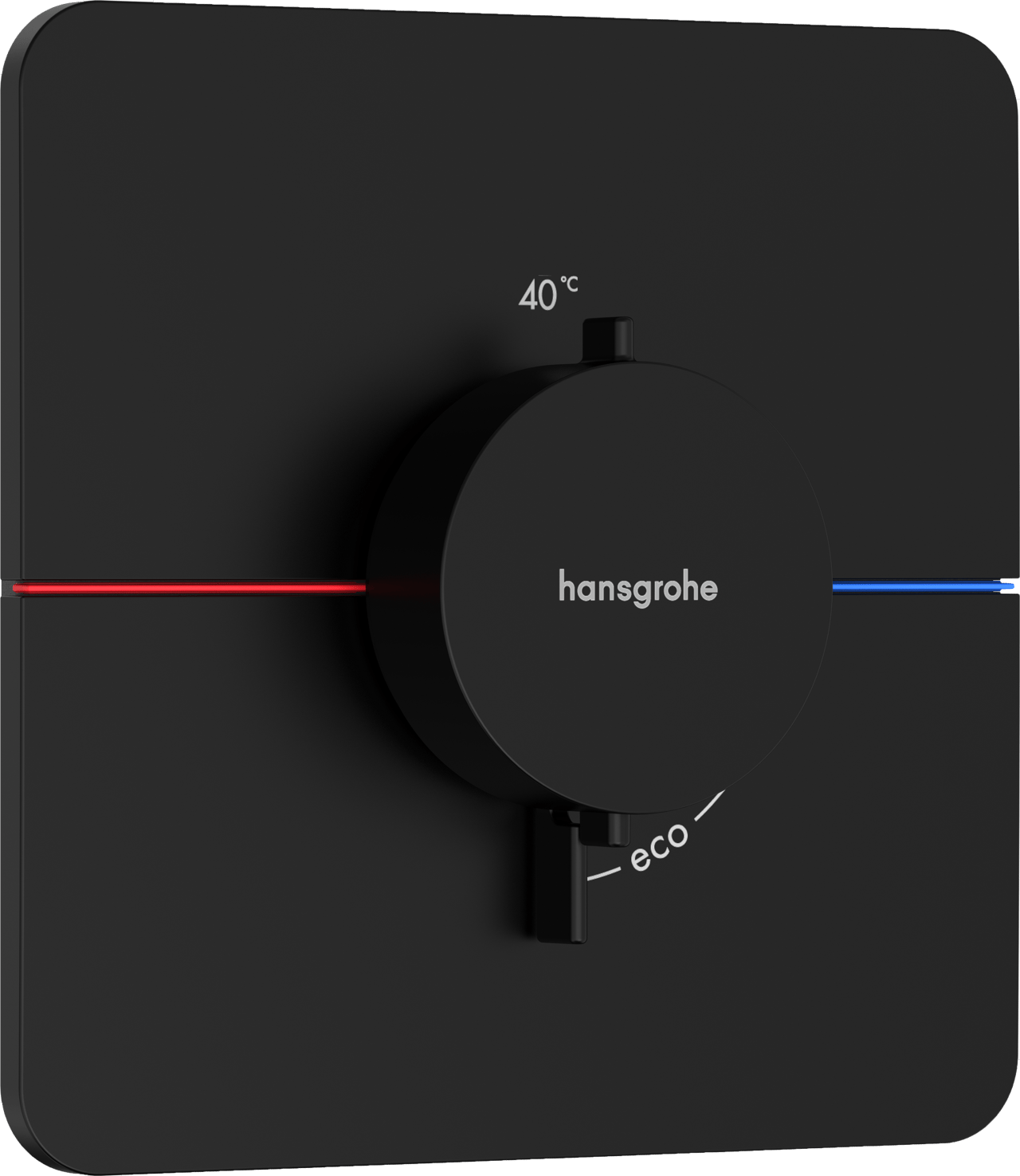 Hansgrohe Showerselect Comfort Q inbouw thermostaat mat zwart