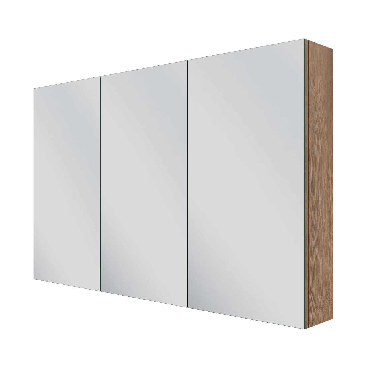 Linie Montro spiegelkast 120 x 75 cm bruine eik