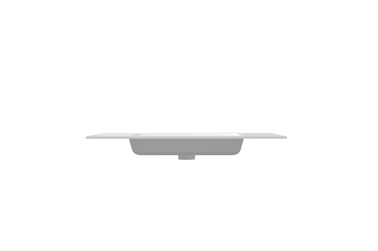 Storke Mata Einzelwaschtisch, Solid Surface matt, 95 x 52 cm