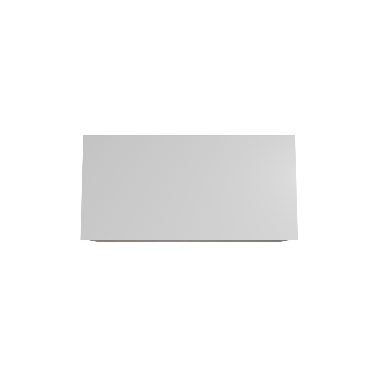 Storke Ribs meuble salle de bains suspendu 105 x 52 cm noyer avec Tavola tablette simple en solid surface blanc mat, Nervure droite symétrique verticale
