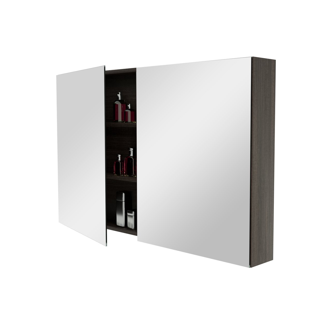 Storke Reflecta spiegelkast 120 x 75 cm grove zwarte eik