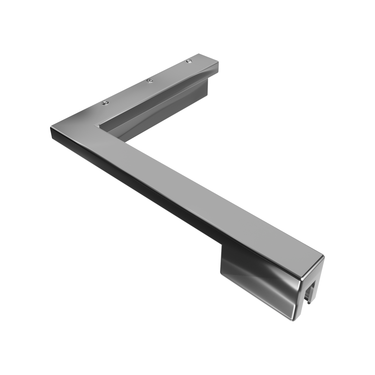 Balmani Modular korte stabilisatiestang links 18x14cm glanzend chroom