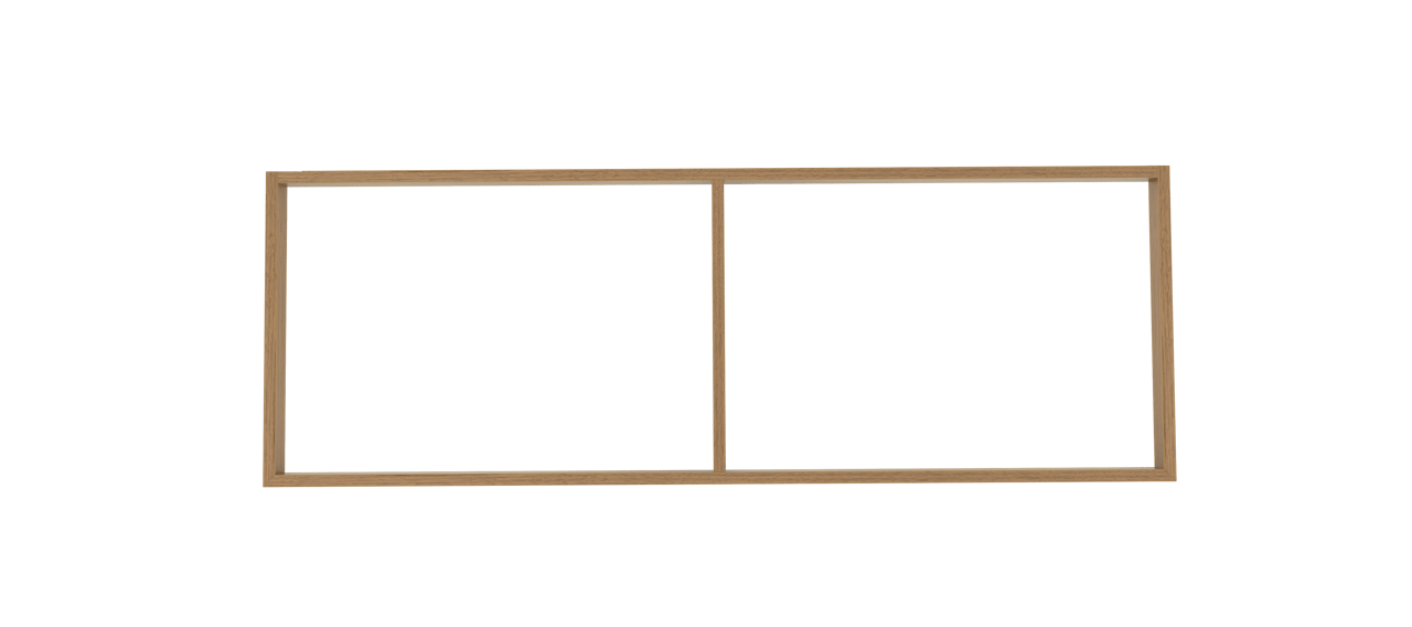 Balmani Legno socle pour meuble sous-vasque chêne vieilli 150 x 52,5 cm