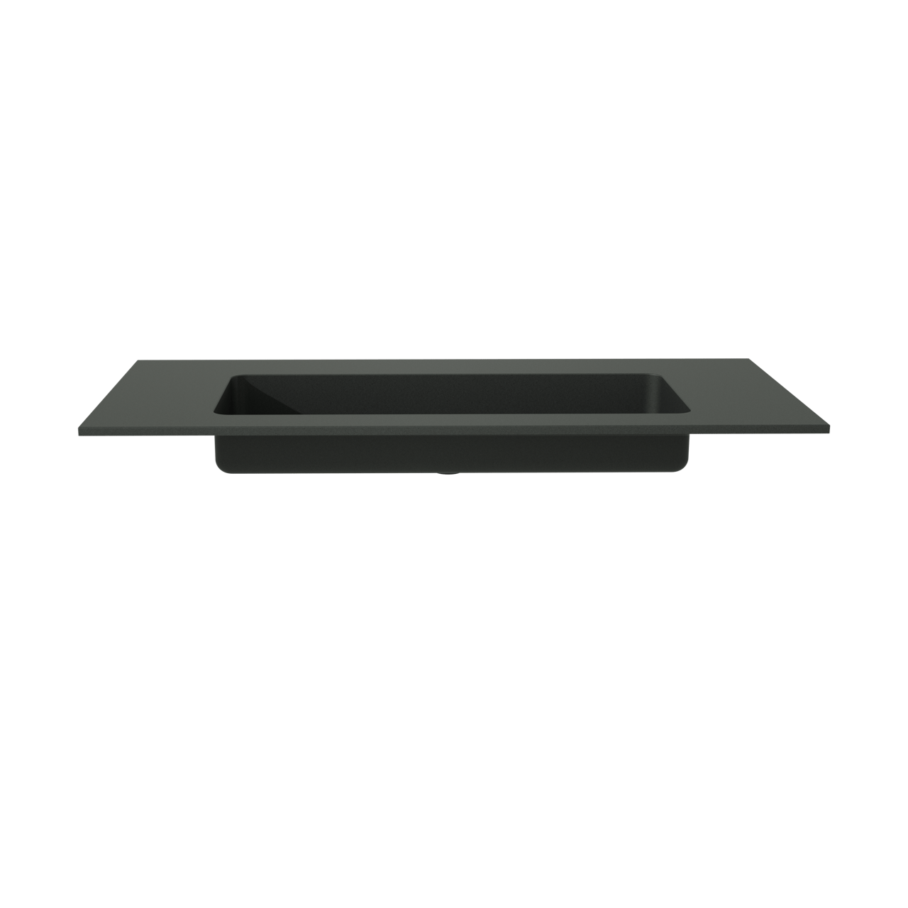 Storke Scuro Einzelwaschtisch, Quarz matt, 100 x 46 cm