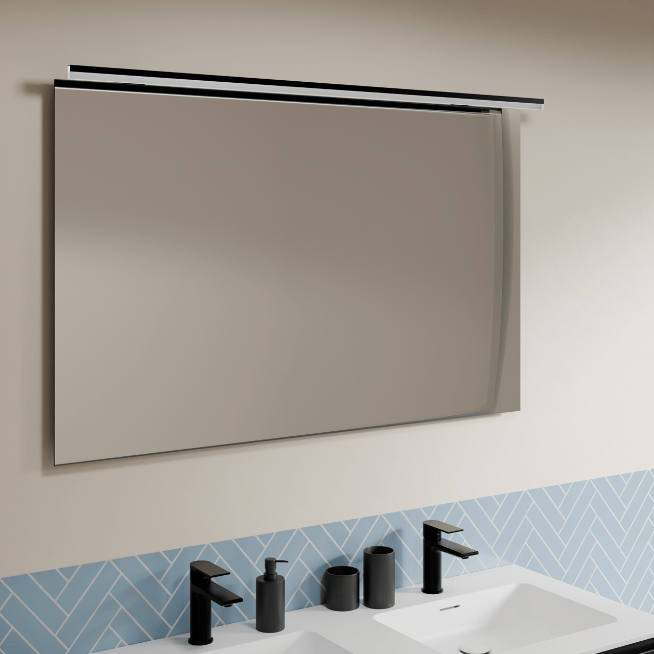Luca Varess Serena LED Beleuchtung 120 cm Schwarz