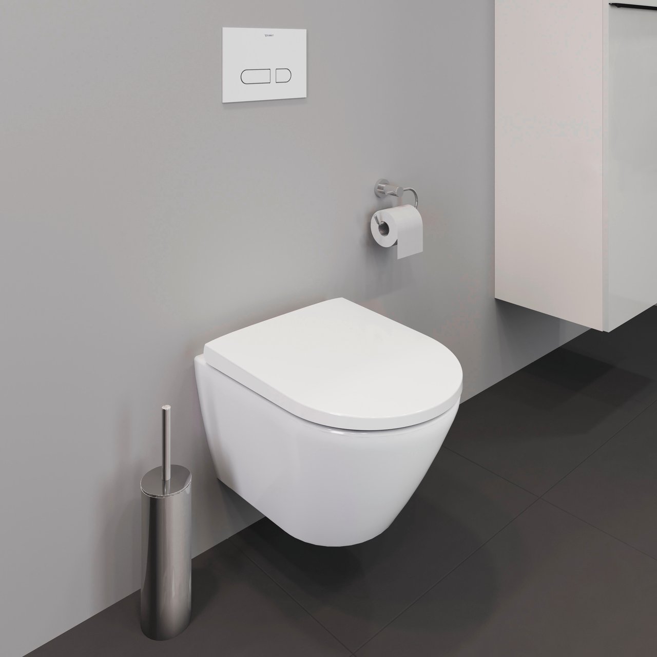 Duravit D-Neo Hänge-WC: weiß glänzend, spülrandlos, Kompakt