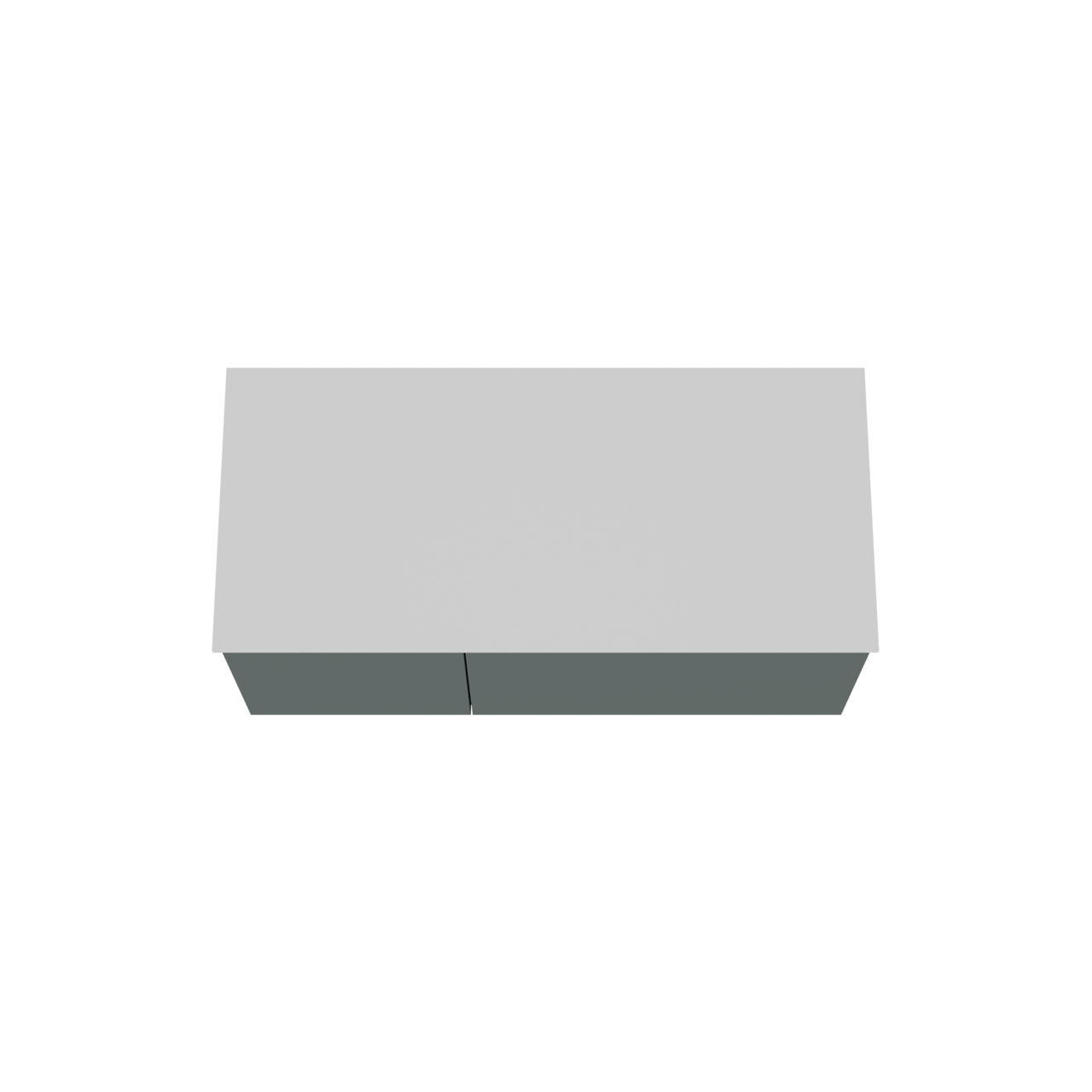 Balmani Sfera by Lucida zwevend badmeubel 120 x 55 cm forest met Stretto enkel of dubbel wastafelblad in solid surface mat wit