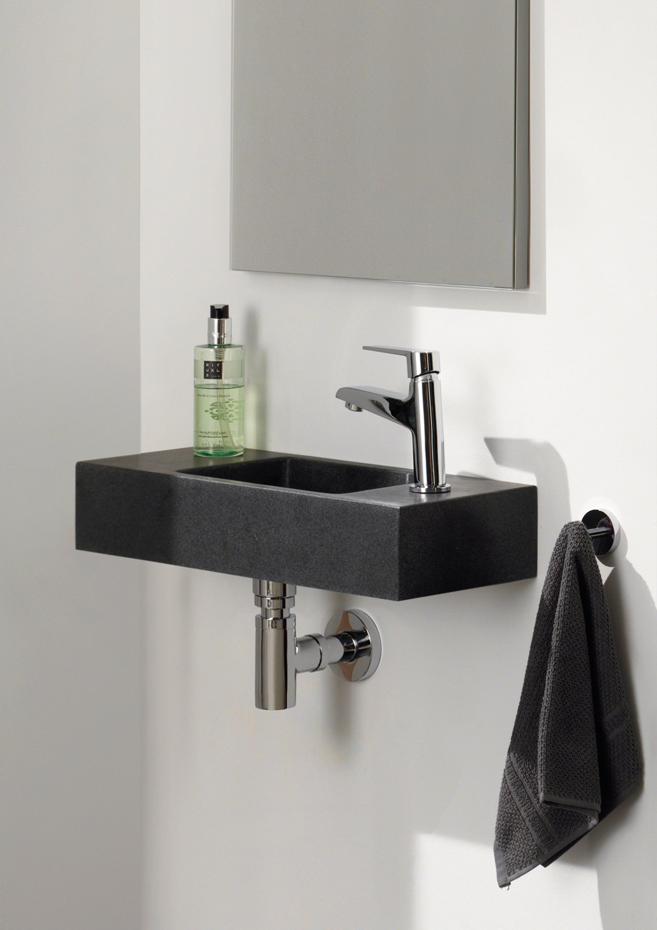 Santeg Styledrain MINI-X Ablauf für Handwaschbecken, chrom, 32 mm
