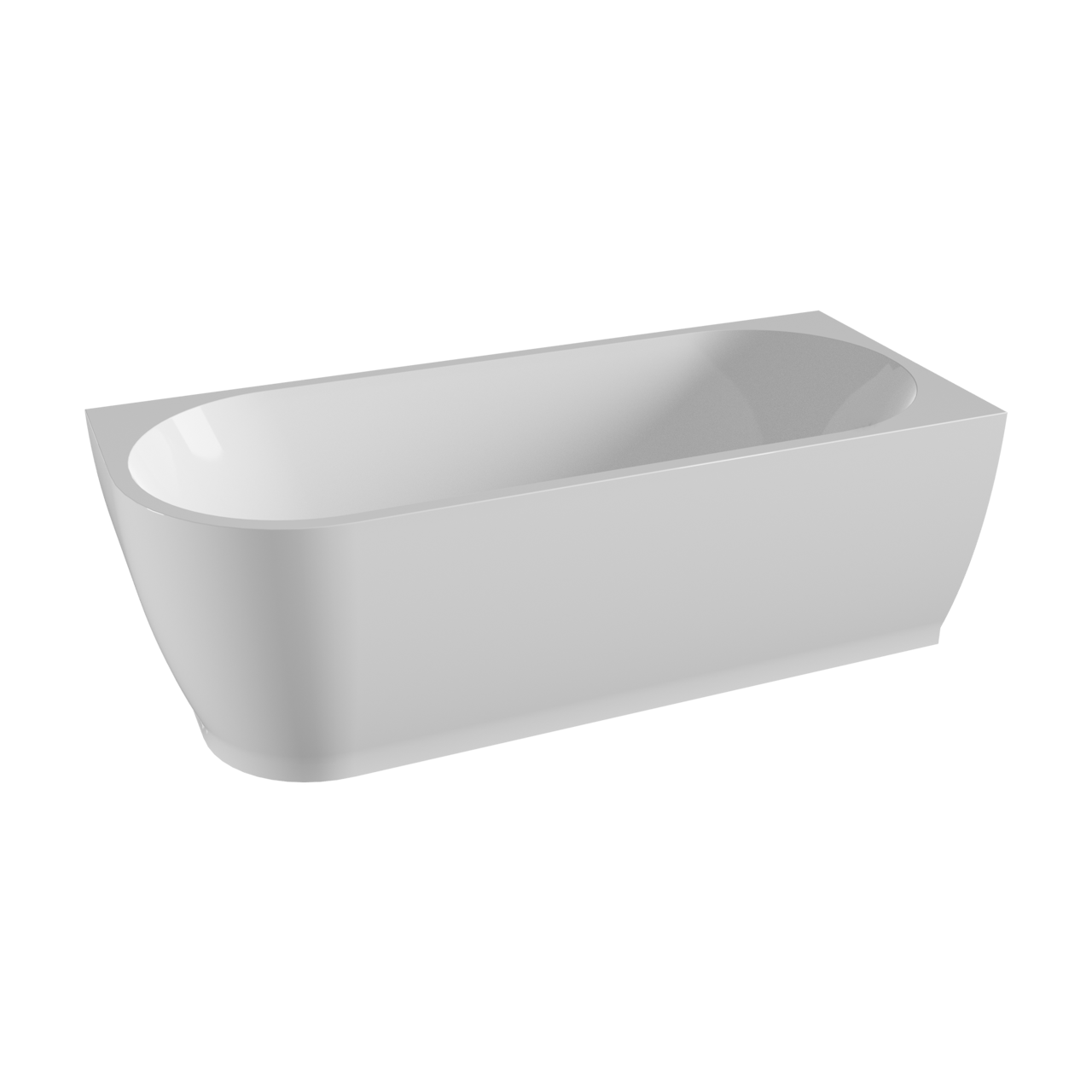 Linie Paulo 2-Personen-Eckbadewanne: rechts, 170 x 75 cm, Acryl, Weiß Glänzend