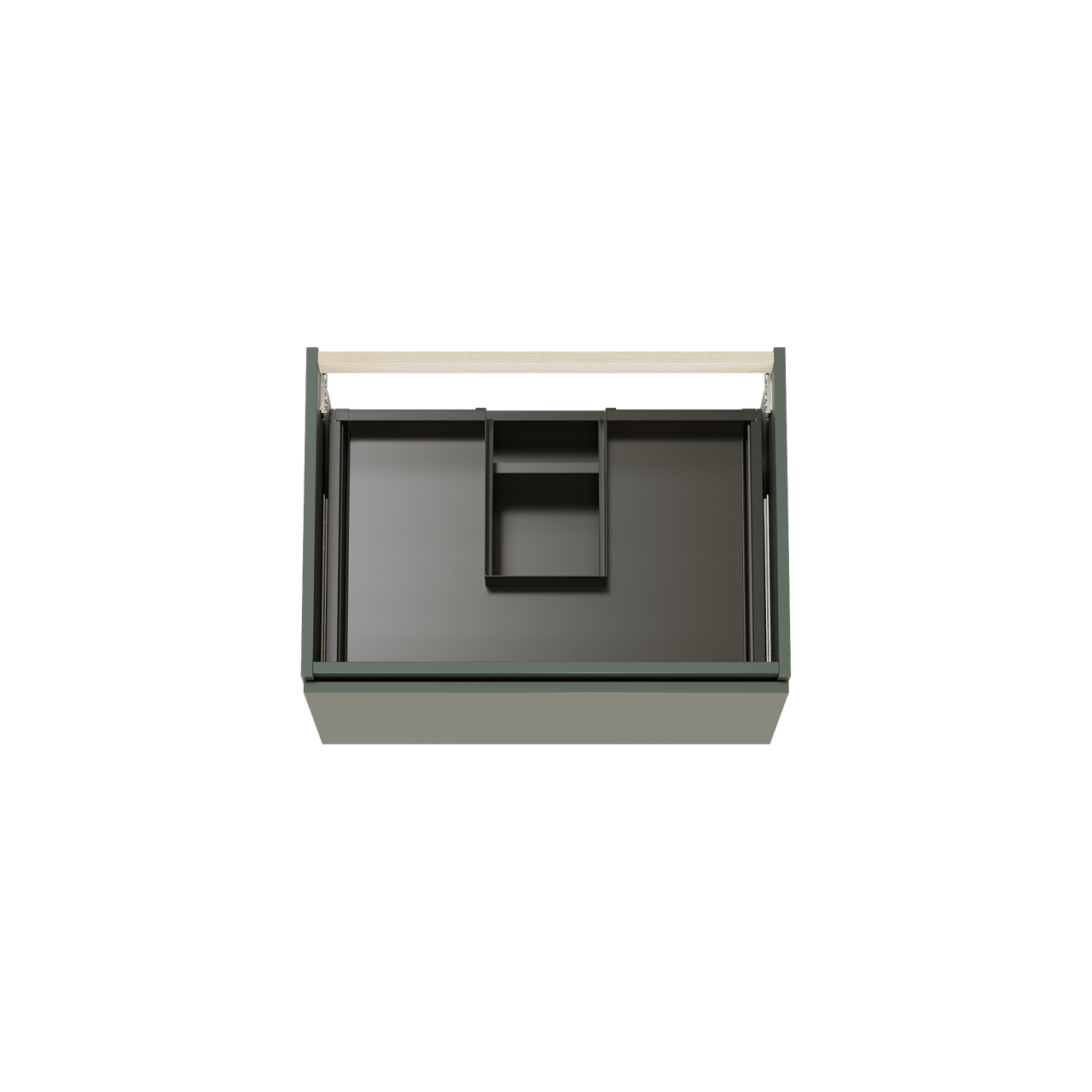 Balmani Sfera by Lucida meuble sous-vasque suspendu 75 x 55 cm Forest 2 tiroirs