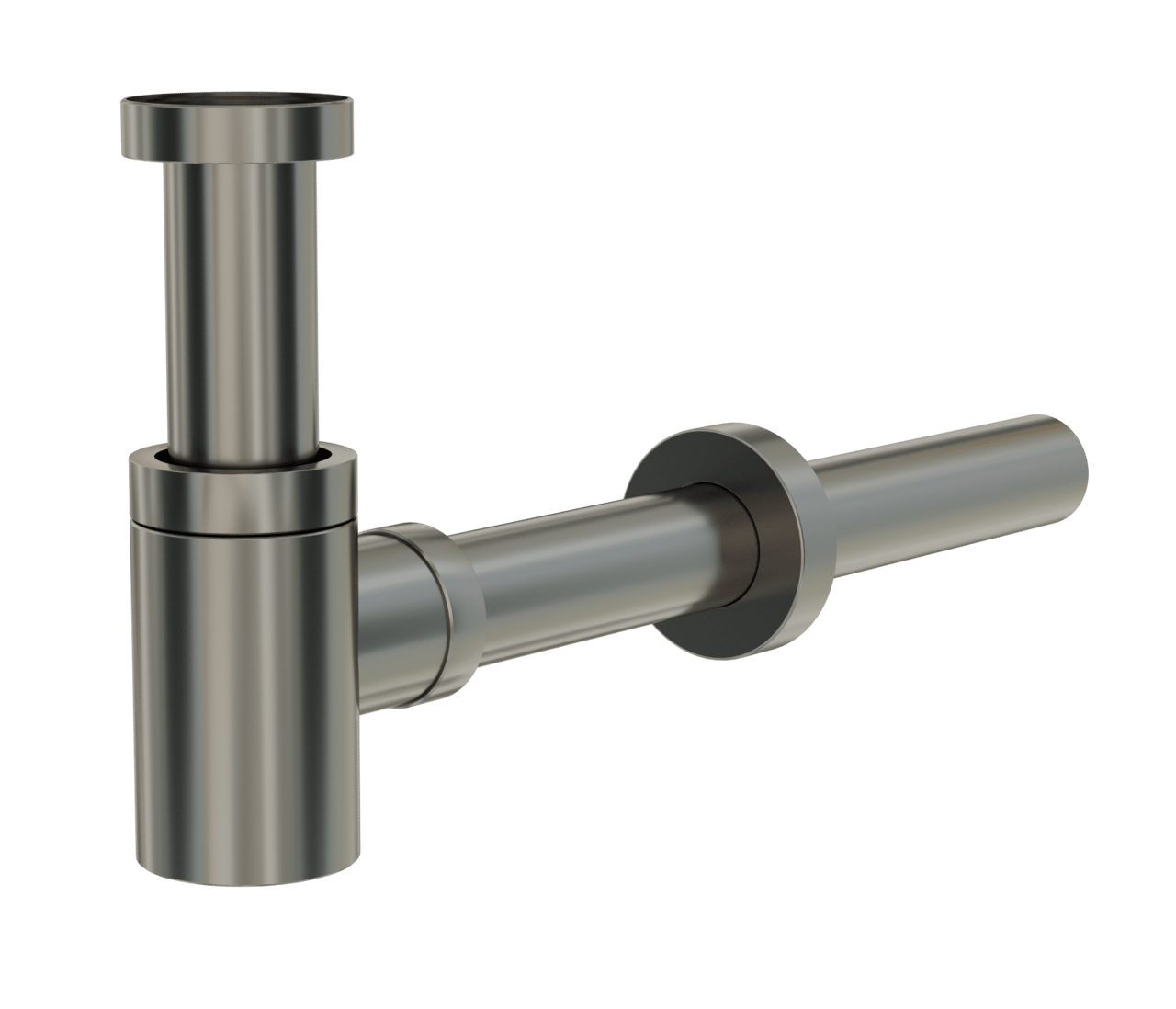 Santeg Styledrain MINI-X afvoer voor fontein 32mm Brushed GunMetal