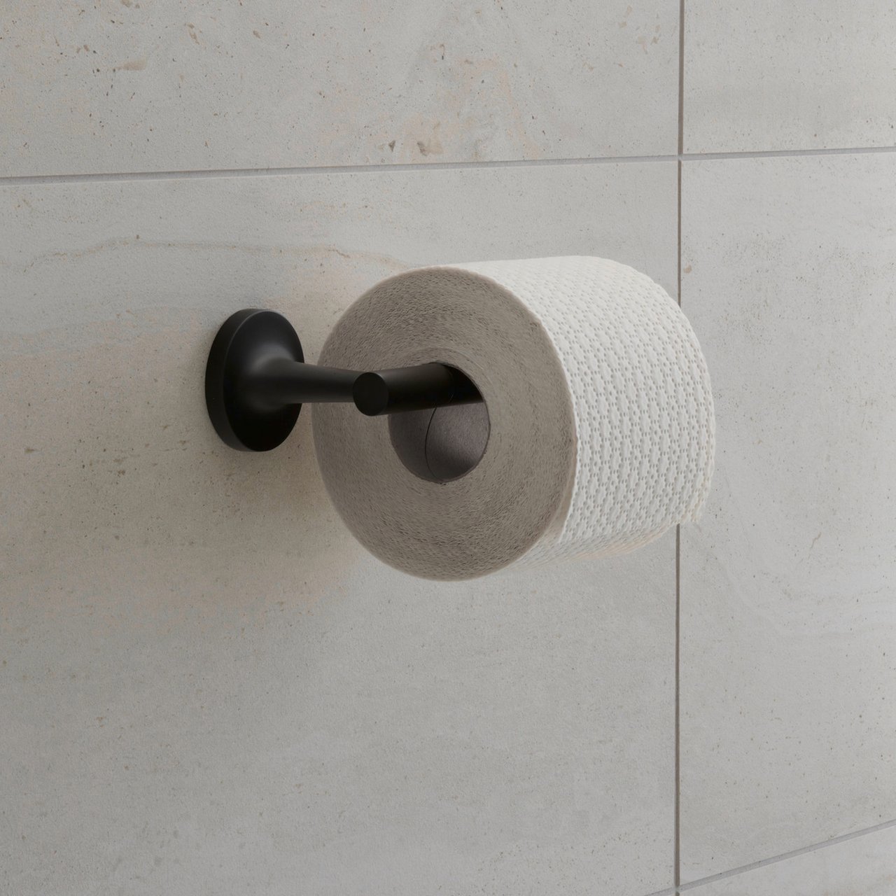 Duravit Starck T porte-rouleau de papier toilette noir mat