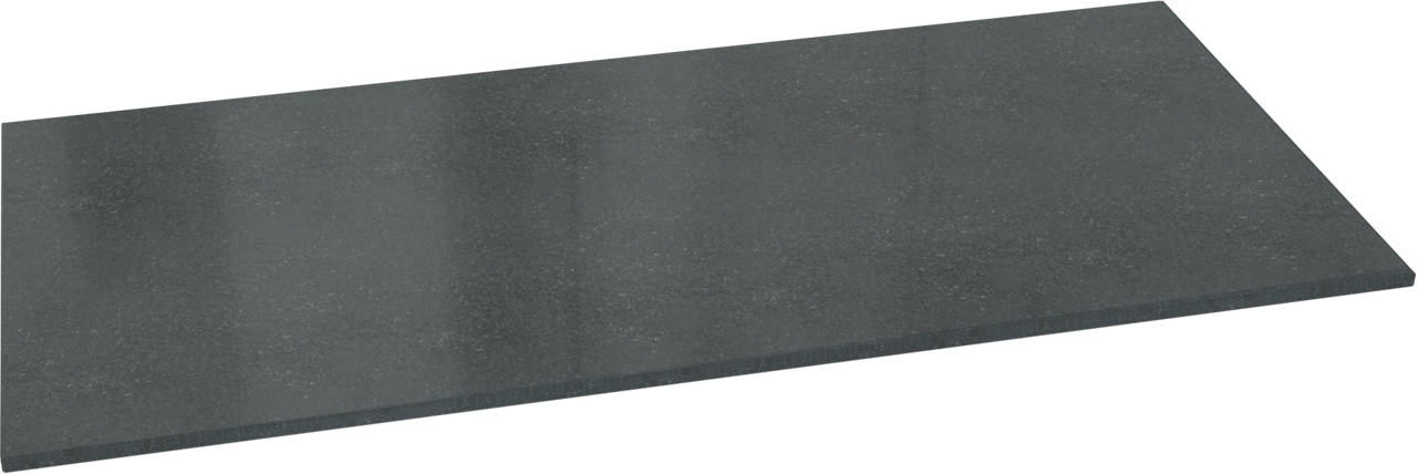 Balmani Stretto Einzel- oder Doppel Waschtischplatte, Granit poliert, 120 x 55 cm
