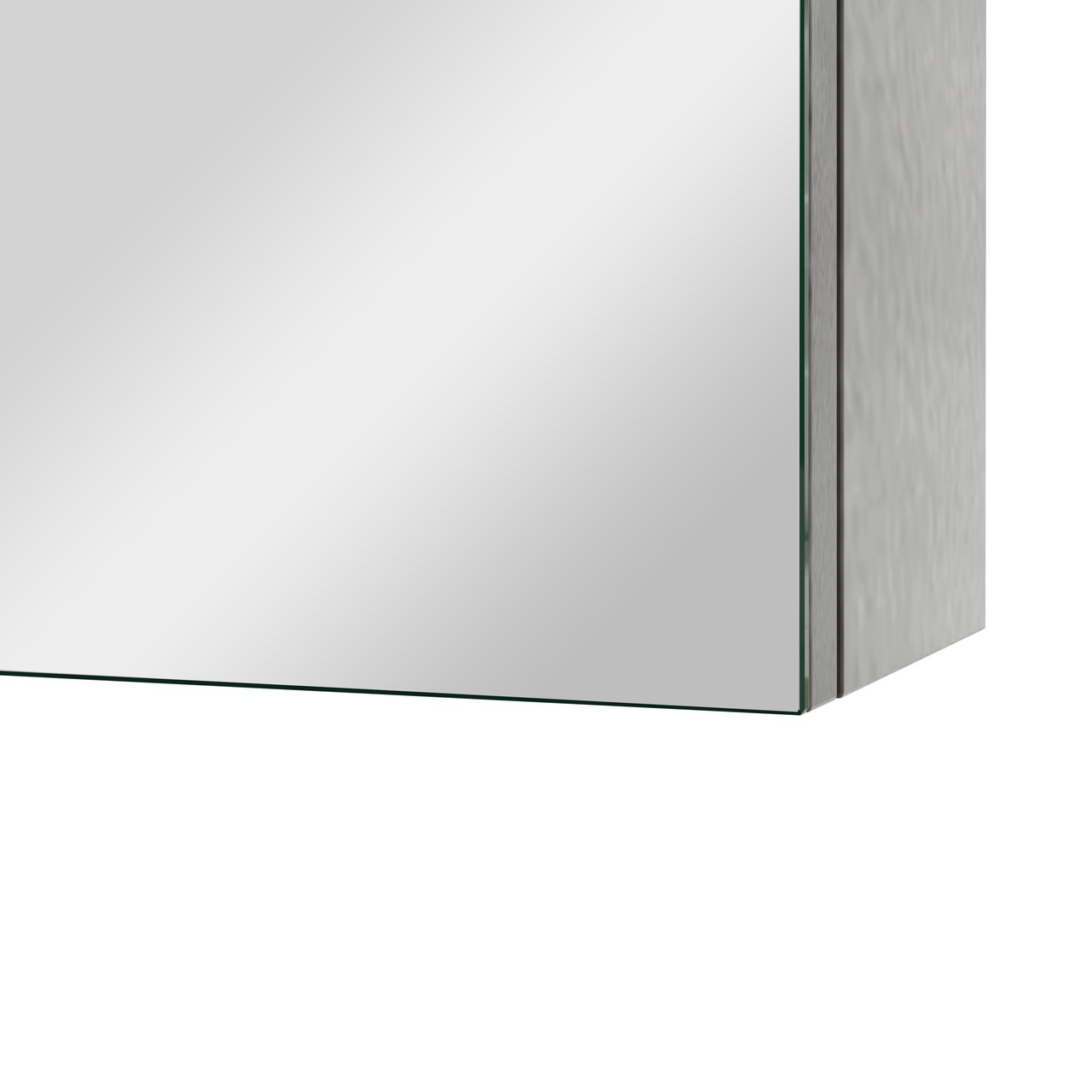 Linie Montro armoire de toilette 100 x 75 cm béton gris foncé