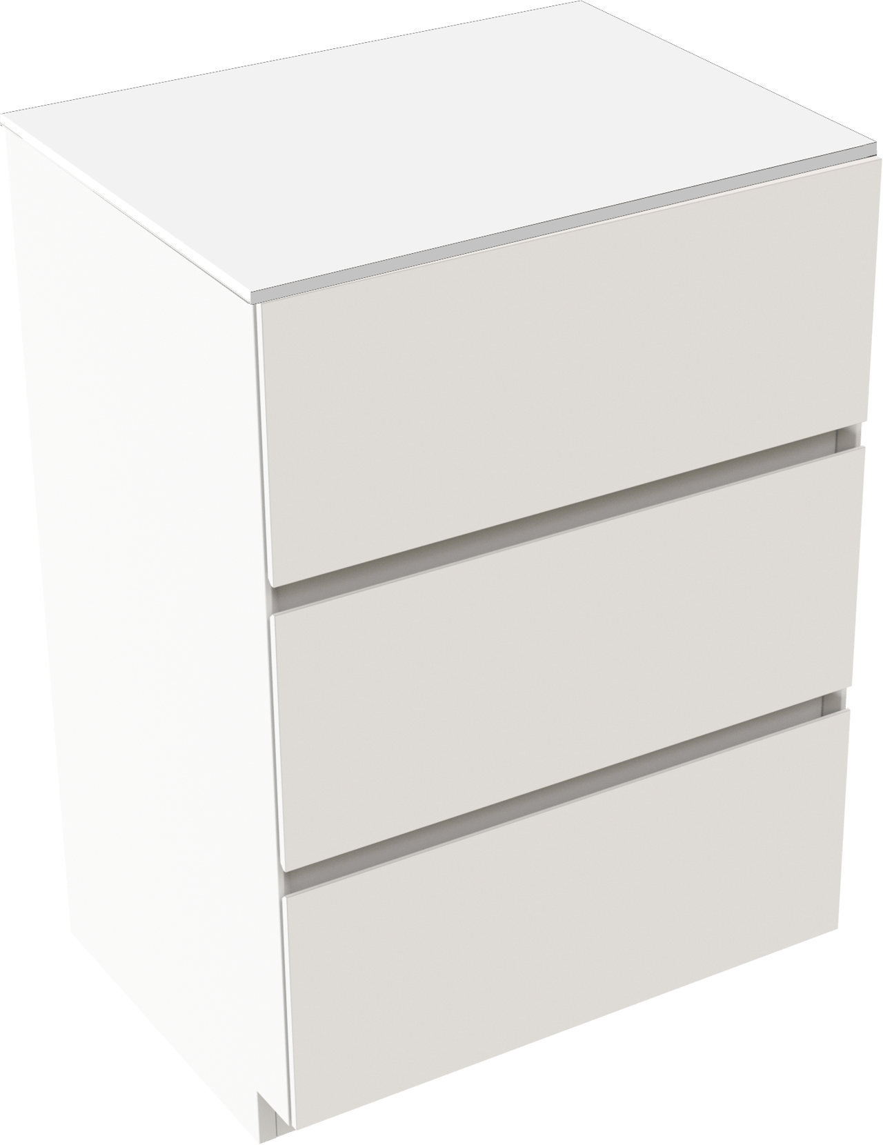 Storke Edge meuble salle de bains à poser 60 x 46 cm blanc mat avec Tavola tablette simple en solid surface blanc mat