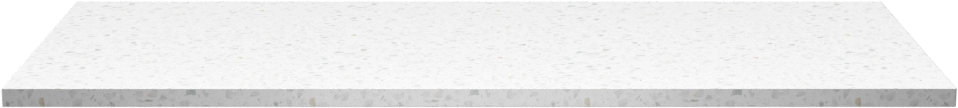 Linie Lado tablette simple mélaminé terrazzo blanc 90 x 46 cm