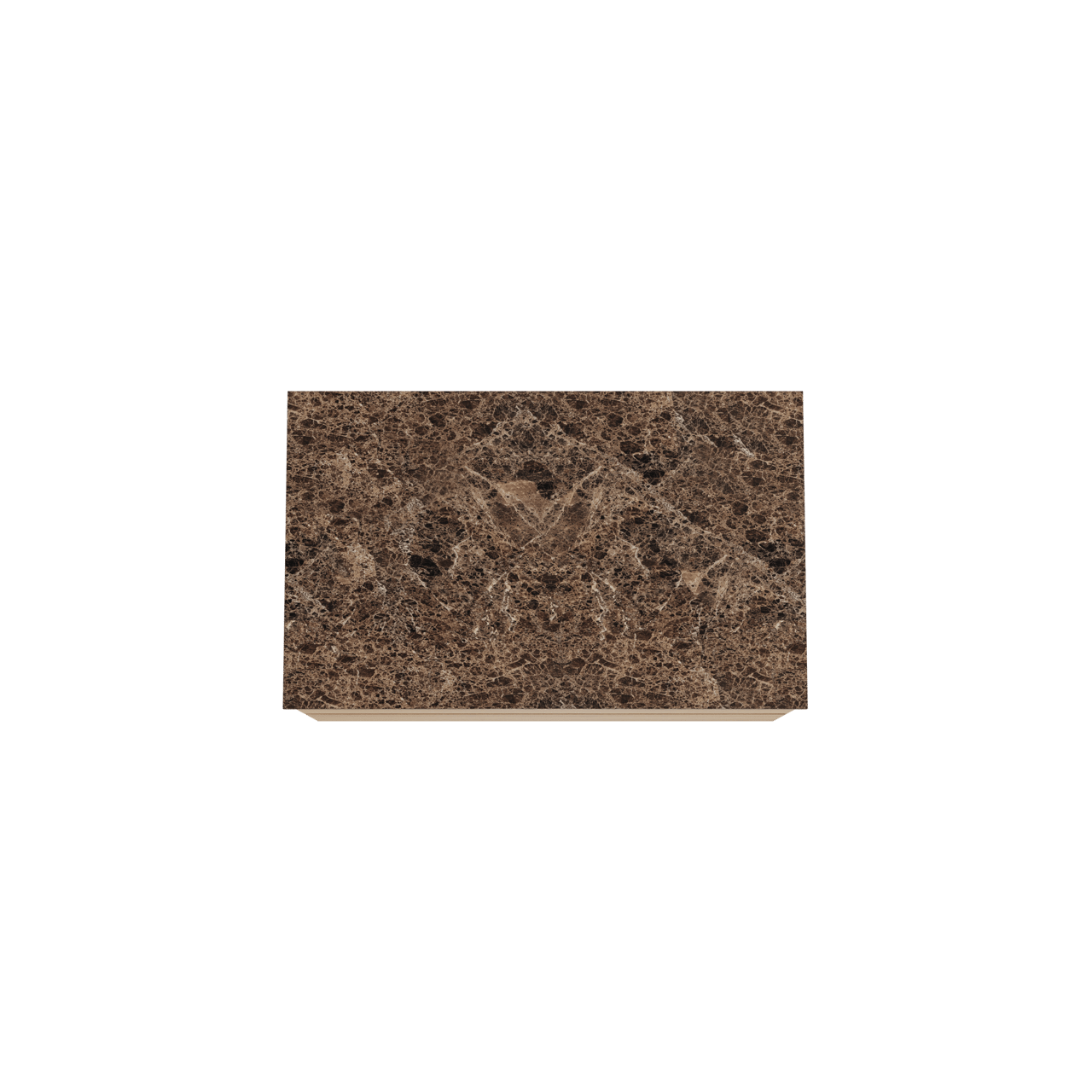 Balmani Mitra meuble salle de bains suspendu 90 x 55 cm chêne naturel avec Stretto tablette simple en marbre dark emperador