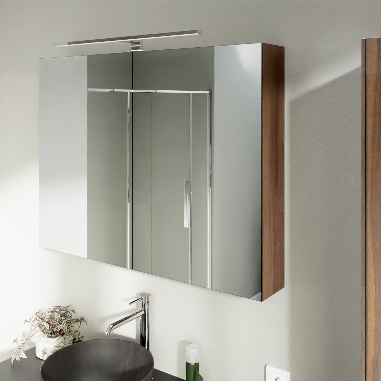 Luca Varess Cubico LED verlichting 65 cm chroom, 6000K
