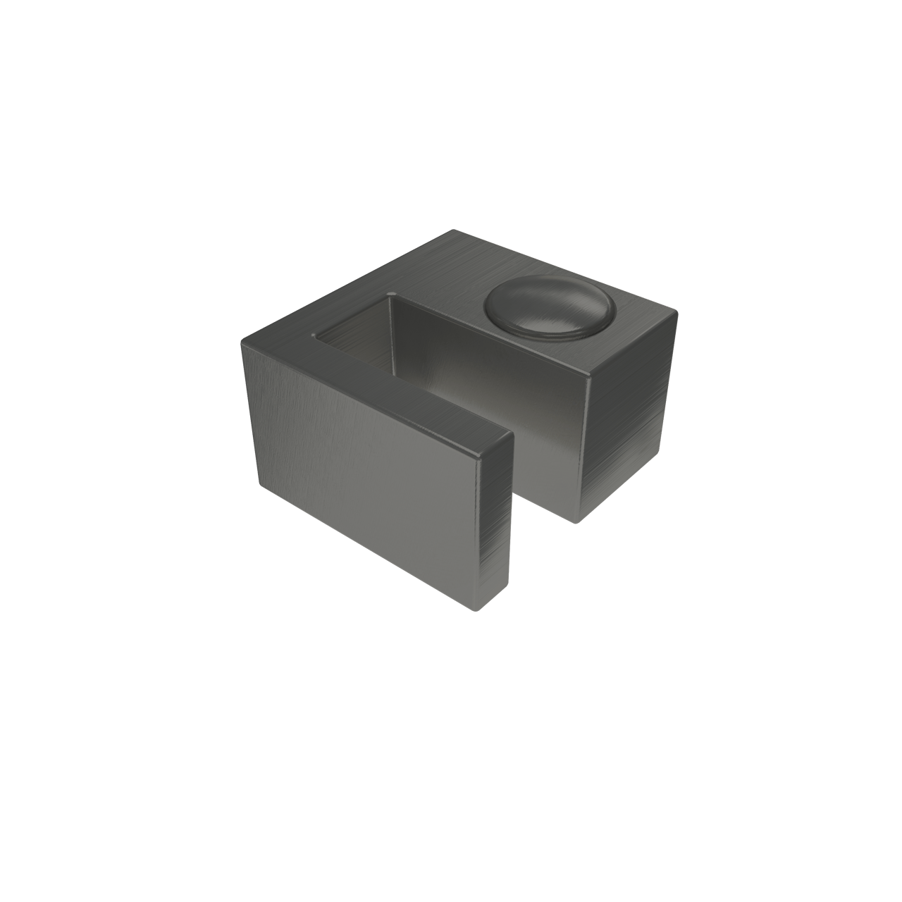 Balmani Modular inloopdouche 140 x 200 cm helder glas Brushed GunMetal profiel