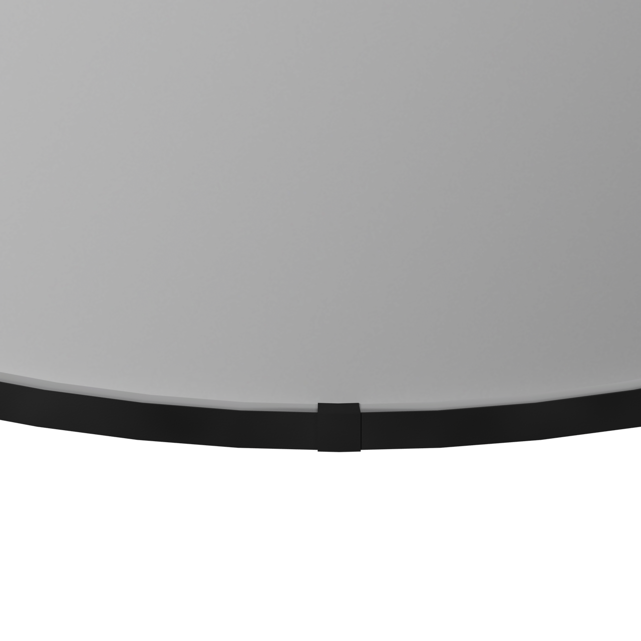 Balmani Secret Black miroir rond noir lumineux et anti-buée Ø 80 cm