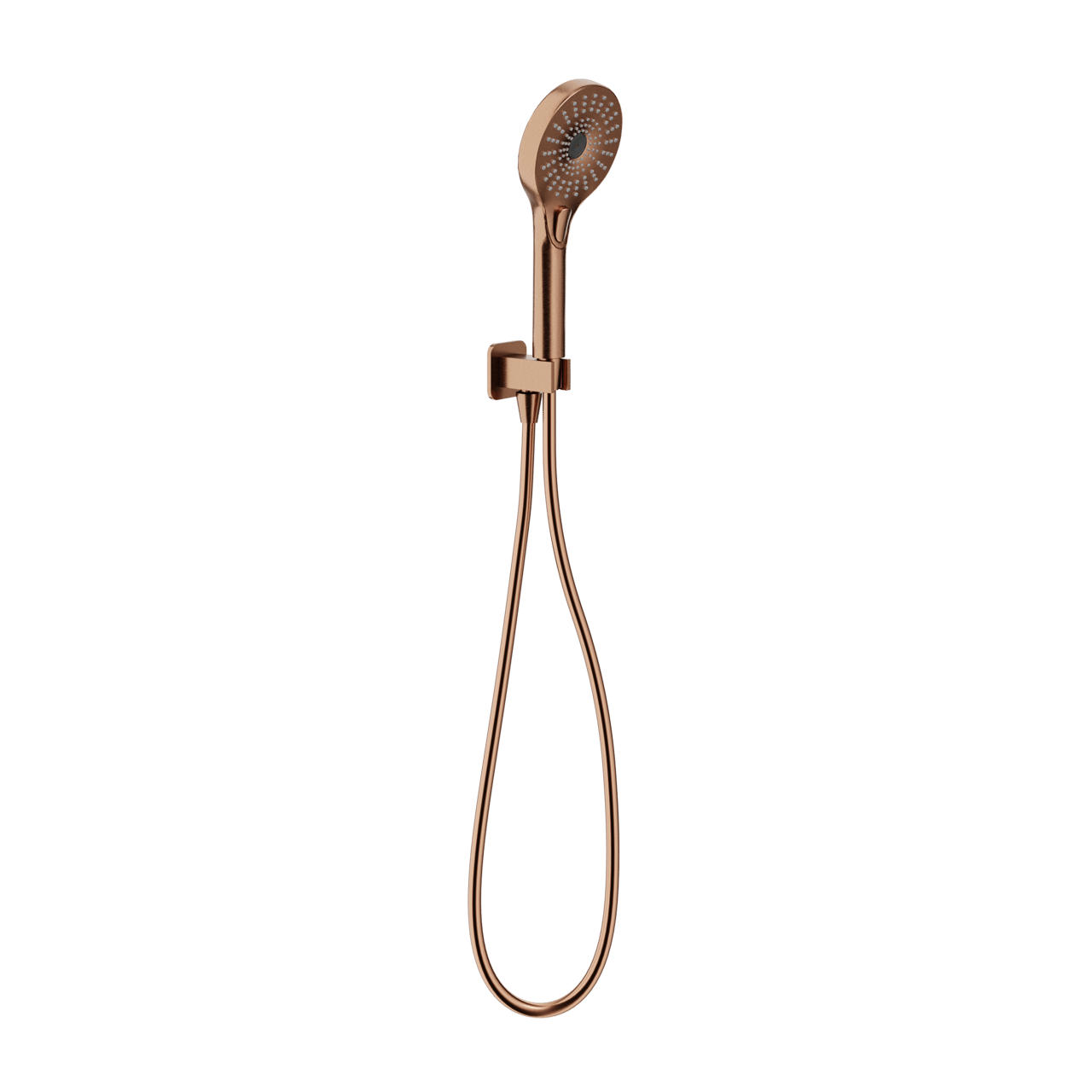 Blaufoss Onos Handbrause-Set: inkl. Schlauchanschluss: 3jet, Brushed Rosegold