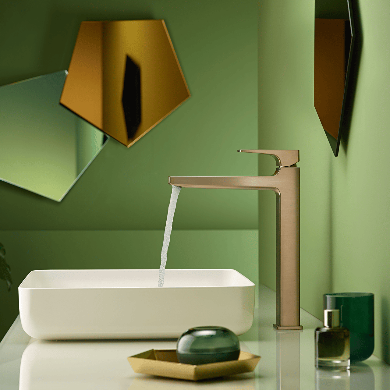 Hansgrohe Metropol 260 verhoogde wastafelkraan Brushed Bronze