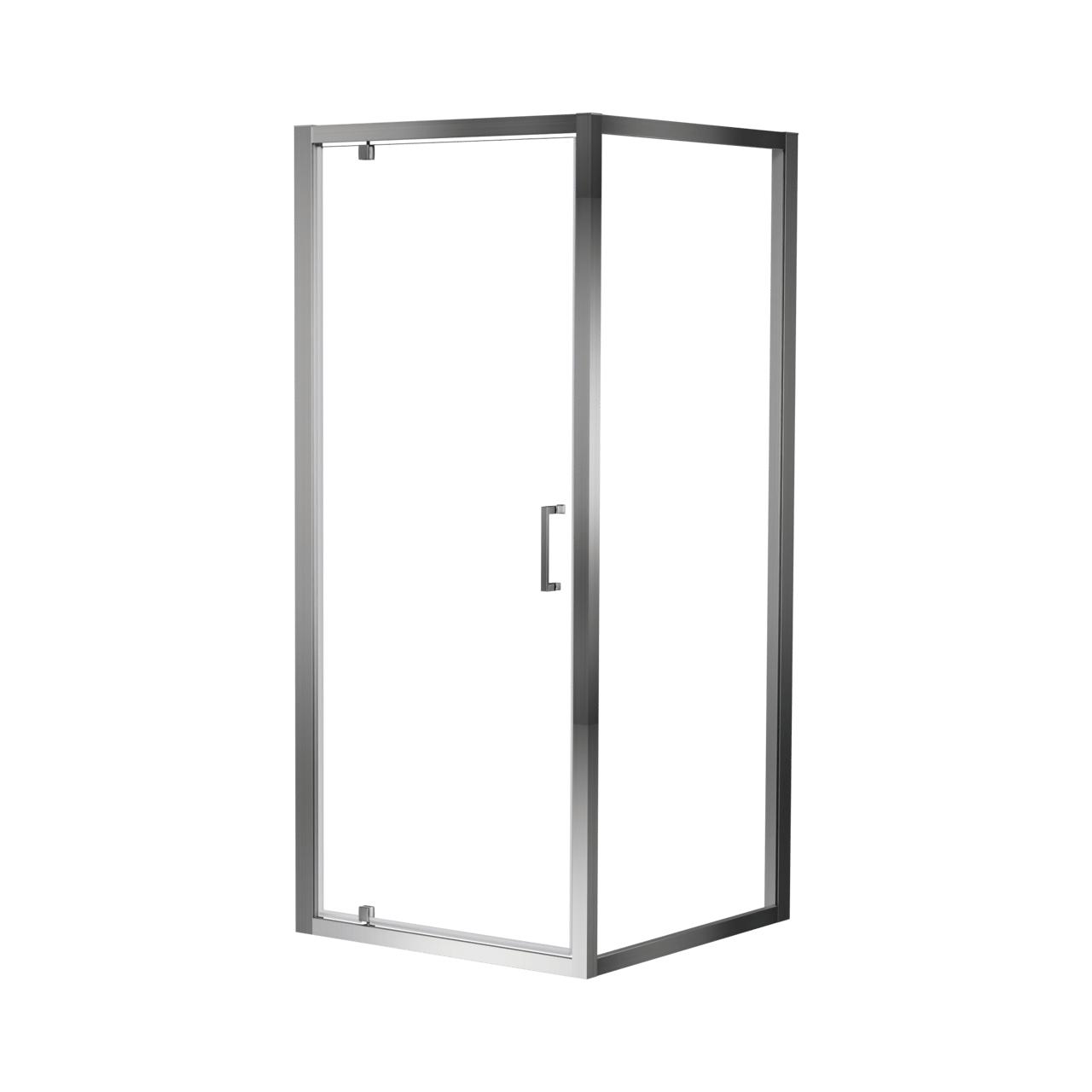 Luca Varess Talan douche draaideur 90 x 200 cm helder glas mat chroom profiel