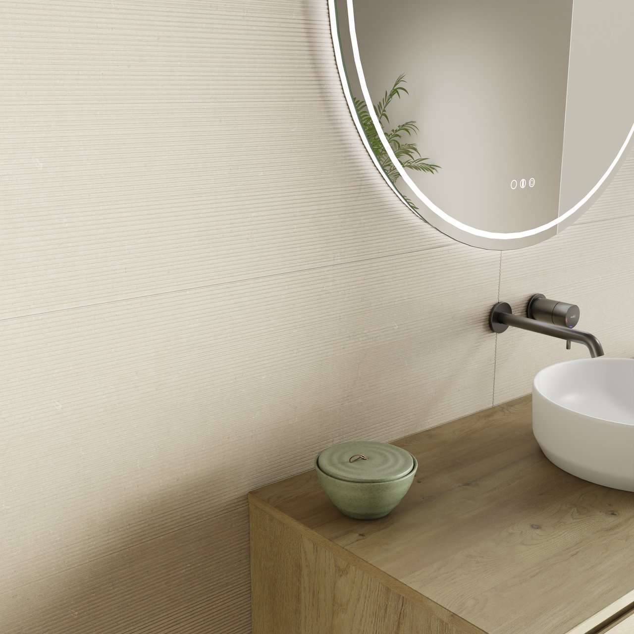 Carruzo Sierra carrelage mural en céramique 2 carreaux 60x120cm Perla Deco