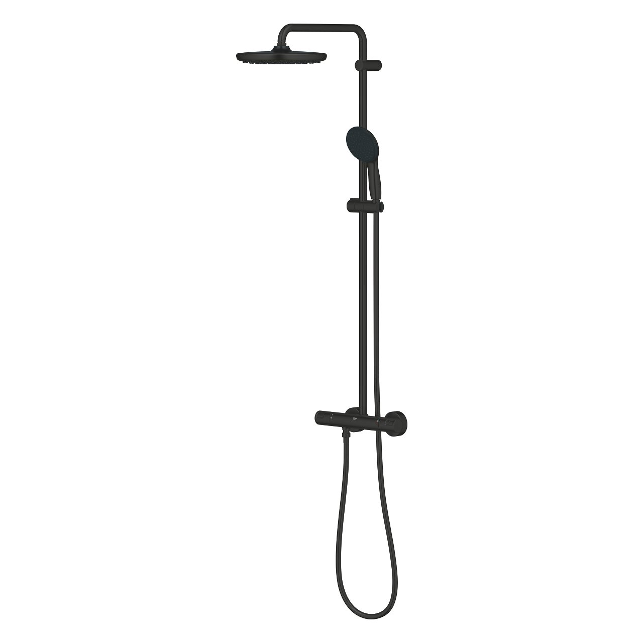 Grohe Vitalio Start 250 set de douche de pluie robinet thermostatique Noir Mat (2025)