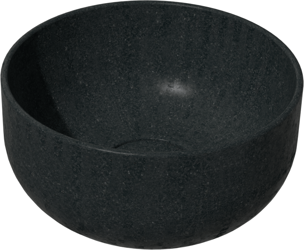 Balmani Bowl vasque à poser granite aiguisé rond Ø 24 cm