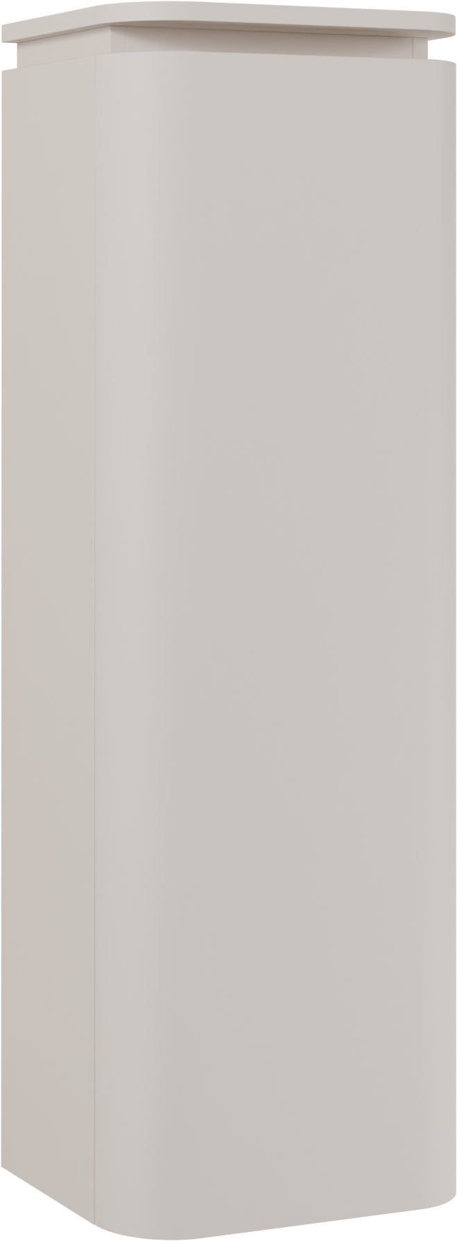 Balmani Moon zwevend badkamerkast rechts Cotton Beige 44 x 32 x 130 cm