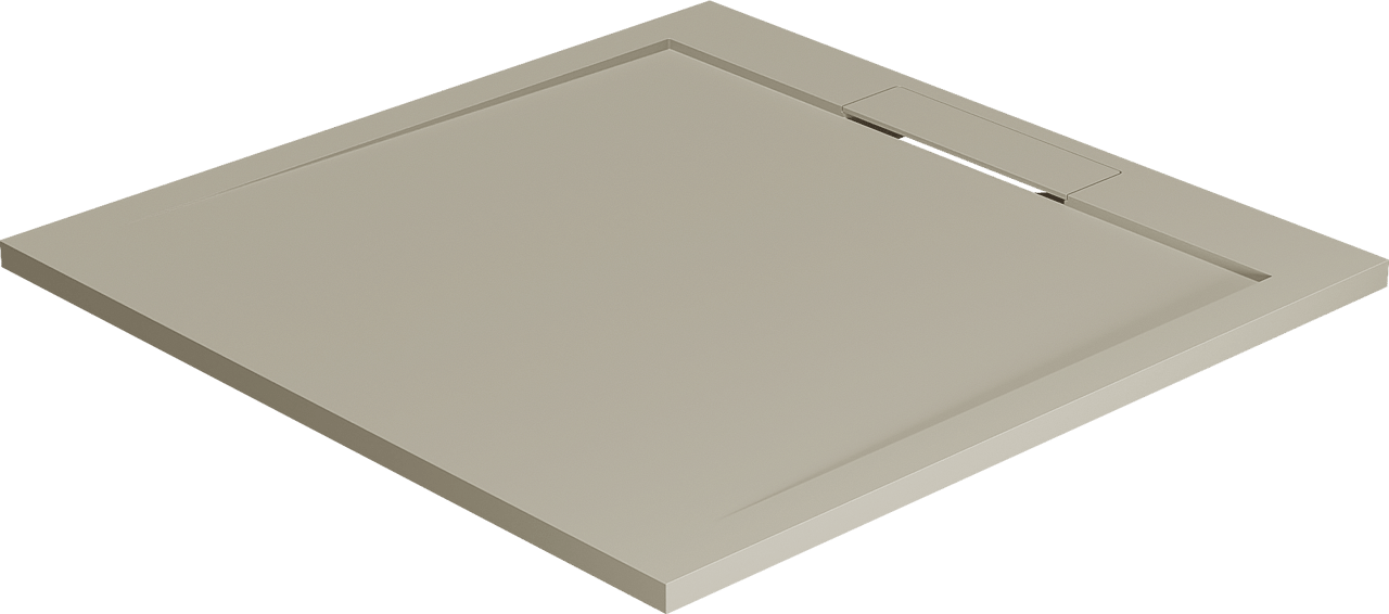 Balmani Andes duschwanne 90 x 90 cm Top Solid seidengrau